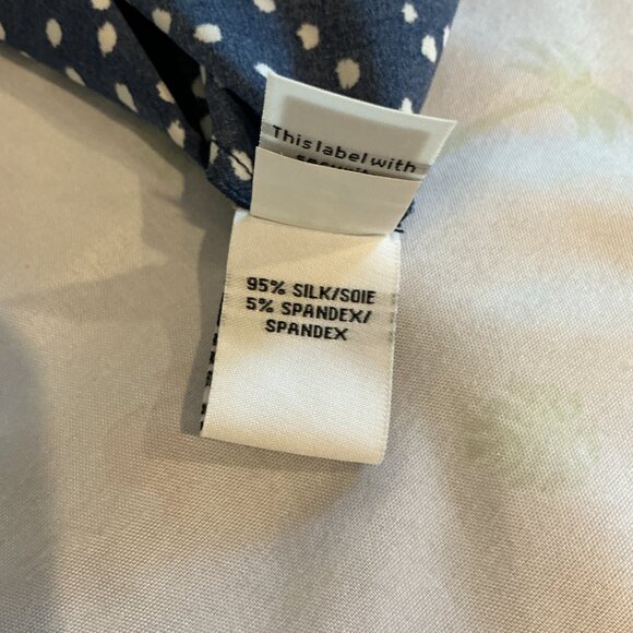 Diane Von Furstenberg Navy and White Skirt Size 6 - Picture 5 of 7